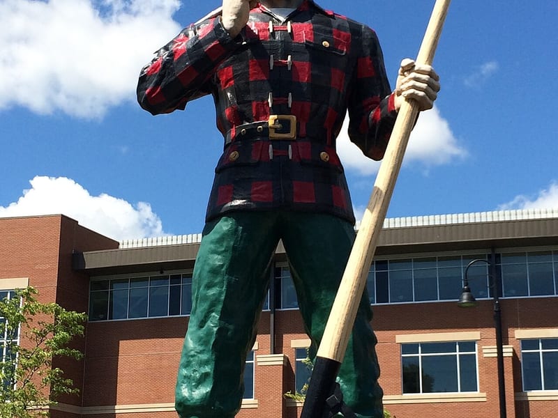 Paul Bunyan statue in Bangor, Maine