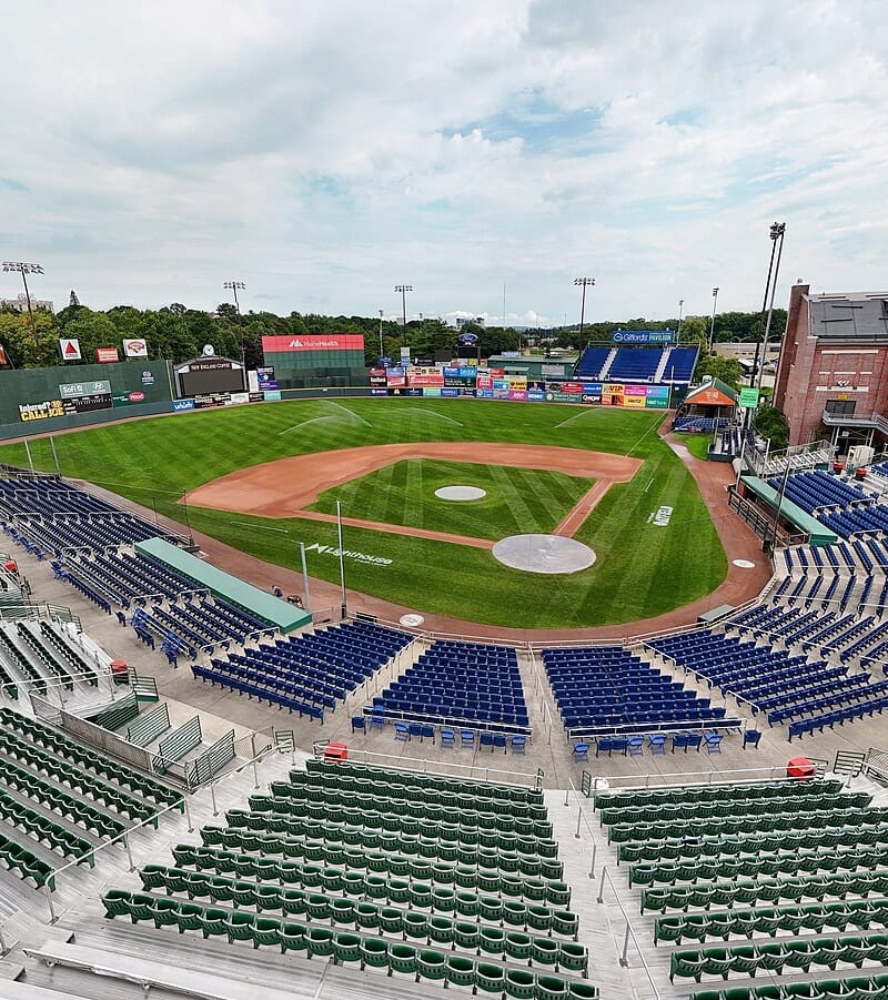 Hadlock Field, home of the Portland Sea Dogs baseball team